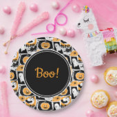 Beware of the cat! papieren bordje (Feest)