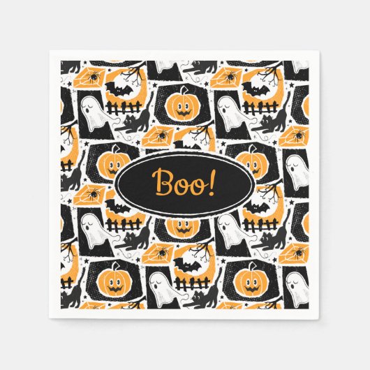 Beware of the cat! servet (Voorkant)