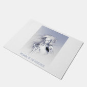 Beware of the Frostbite. Ice vampire Deurmat (Schuin)