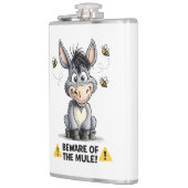Beware Of The Mule Funny Donkey Warning Design Heupfles (Links)