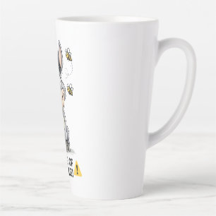 Beware Of The Mule Funny Donkey Warning Design Latte Mok