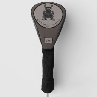 Beware of the Ruff Custom Initials Dog Golf Head Golfheadcover