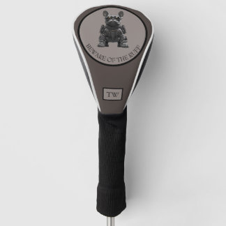 Beware of the Ruff Custom Initials Dog Golf Head Golfheadcover