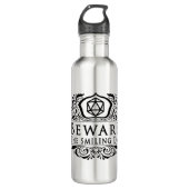 Beware the smiling DM V4 Waterfles (Voorkant)