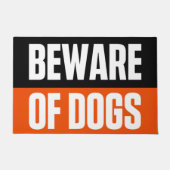 BEWARE VAN DE HONDEN DEURMAT (Voorkant)