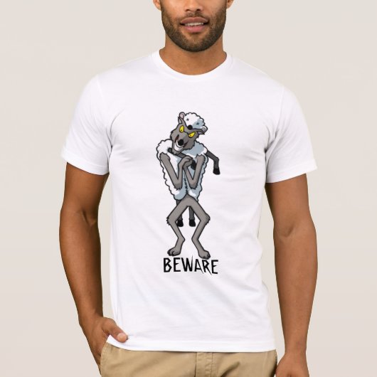 BEWARE VAN DE OUF'S IN SHEEPS KLEDING T-SHIRT (Voorkant)