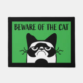 BEWARE VAN HET KATTE VLEES VAN KATTEN DEURMAT (Voorkant)