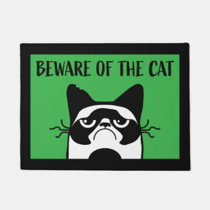 BEWARE VAN HET KATTE VLEES VAN KATTEN DEURMAT