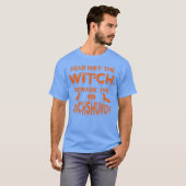 Bewarehe Teckel Halloween grappig T-shirt (Voorkant volledig)