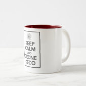 BEWAREN CALM EN CEDNE DEDO TWEEKLEURIGE KOFFIEMOK (Voorkant rechts)