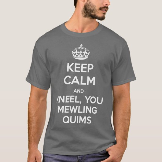 BEWAREN CALM en Kneel T-shirt (Voorkant)