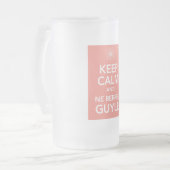 BEWAREN CALM EN NE BERREE GUYLE MATGLAS BIERPUL (Voorkant links)