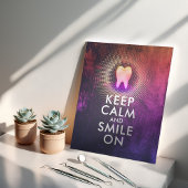 BEWAREN CALM EN SMILE OP Dentaal Clinic Roos Gold  Poster