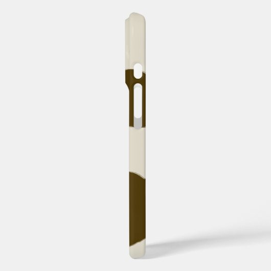 BEWAREN de bruine KOE Case-Mate iPhone Case (Achterkant / Links)