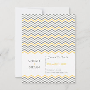 BEWAREN DE DATUURAANKONDIGINGEN : chevron 1 Save The Date