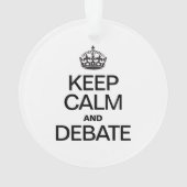 BEWAREN EN DEBAT ORNAMENT (achterkant)