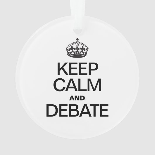BEWAREN EN DEBAT ORNAMENT (achterkant)
