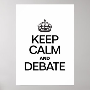 BEWAREN EN DEBAT POSTER