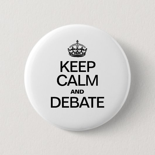 BEWAREN EN DEBAT RONDE BUTTON 5,7 CM (Voorkant)