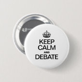 BEWAREN EN DEBAT RONDE BUTTON 5,7 CM (Voorkant /achterkant)