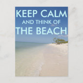 BEWAREN EN DENKEN VAN HET BEACH BRIEFKAART (Voorkant)