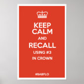 BEWAREN EN HERINNEREN POSTER (Voorkant)