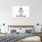 BEWAREN EN PIZZA-PANEN GEBRUIKEN CANVAS AFDRUK (Insitu (Slaapkamer))