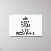BEWAREN EN PIZZA-PANEN GEBRUIKEN CANVAS AFDRUK (Voorkant)