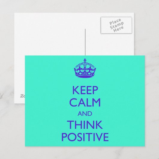 BEWAREN EN POSITIEF DENKEN BRIEFKAART (Voorkant / Achterkant)