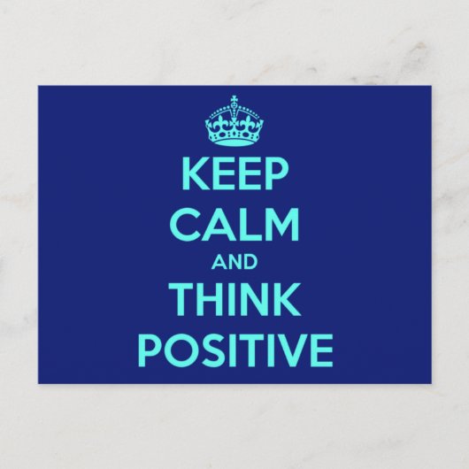 BEWAREN EN POSITIEF DENKEN BRIEFKAART (Voorkant)