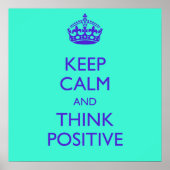 BEWAREN EN POSITIEF DENKEN POSTER (Voorkant)