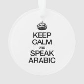 BEWAREN EN SPREKEN ARABIC ORNAMENT (achterkant)