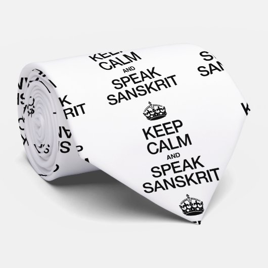 BEWAREN EN SPREKEN SANSKRIT STROPDAS (Opgerold)