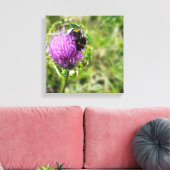 Bewaren in bubbel canvas afdruk (Insitu (Woonkamer))