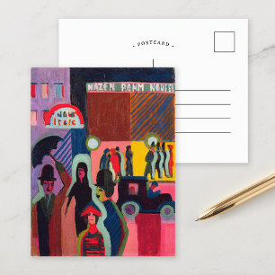 Bewaren in de regen   Ernst Ludwig Kirchner Briefkaart