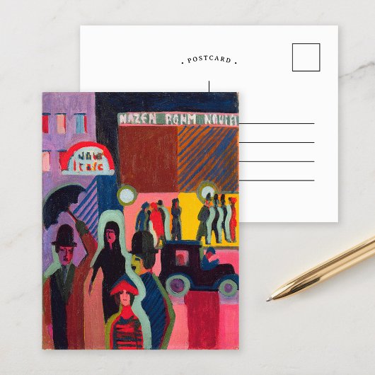Bewaren in de regen | Ernst Ludwig Kirchner Briefkaart