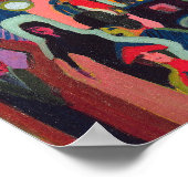 Bewaren in de regen | Ernst Ludwig Kirchner Poster (Hoek)