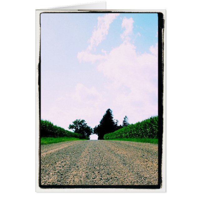 Bewaren in het midden van de weg - Kaart voor scri (Voorkant)