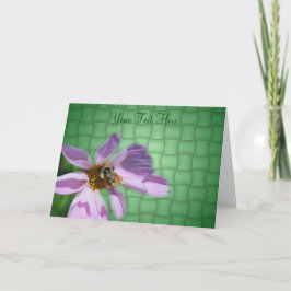 Bewaren op roze kosmos - ventilatorkaart voor Natu Kaart