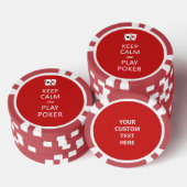 BEWAREN VAN aangepaste CALM- EN SPEELPOKERchips Pokerchips (Opstapeling)