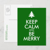 BEWAREN VAN CALM EN BEETJE FEESTDAGENKAART (Voorkant / Achterkant)