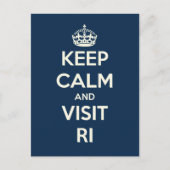 BEWAREN VAN CALM EN BEZOEK RI Post Card Briefkaart (Voorkant)