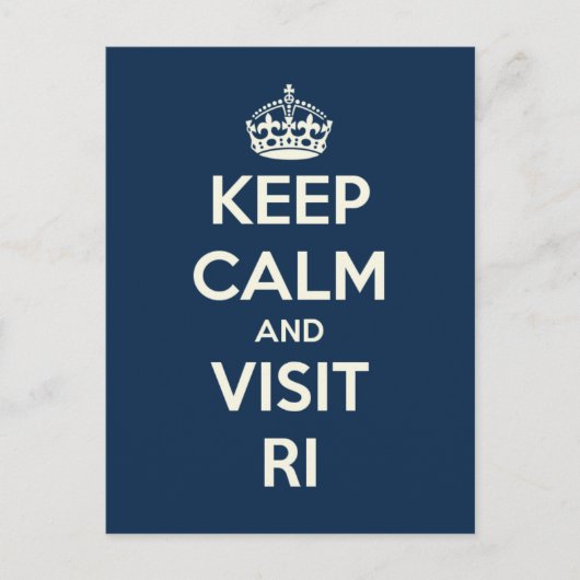 BEWAREN VAN CALM EN BEZOEK RI Post Card Briefkaart (Voorkant)