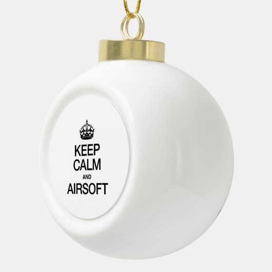 BEWAREN VAN CALM EN LUCHTVAARTUIGEN KERAMISCHE BAL ORNAMENT (Rechts)