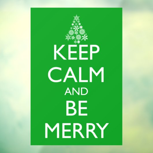 BEWAREN VAN CALM EN MERRY RAAMSTICKER (Vel 3)