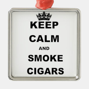 BEWAREN VAN CALM EN ROOKCIGARS.png Metalen Ornament