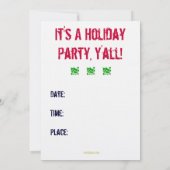 BEWAREN VAN CALM Holiday Party Kaart (Achterkant)