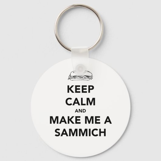 BEWAREN VAN CALM; SAMMICH TIJD SLEUTELHANGER (Voorkant)