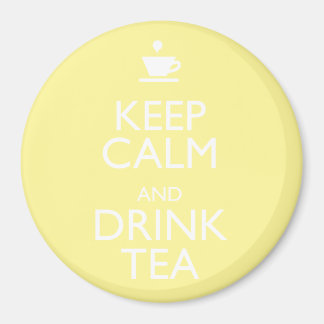 BEWAREN VAN DE KALK EN DRINK TEA MAGNEET