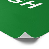 BEWAREN VAN DE KALK EN LOPEN OP HET POSTER VAN DE  (Hoek)